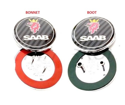 Set saab front bonnet - front, rear