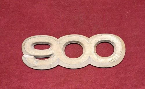 Saab 900 metal badge emblem - badge,